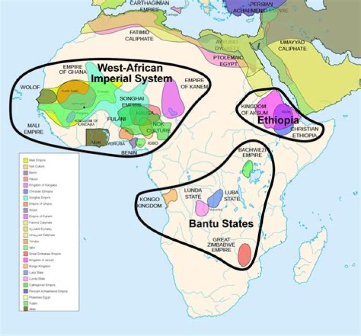 African Kingdoms Just Before And After European Colonial Terror Began